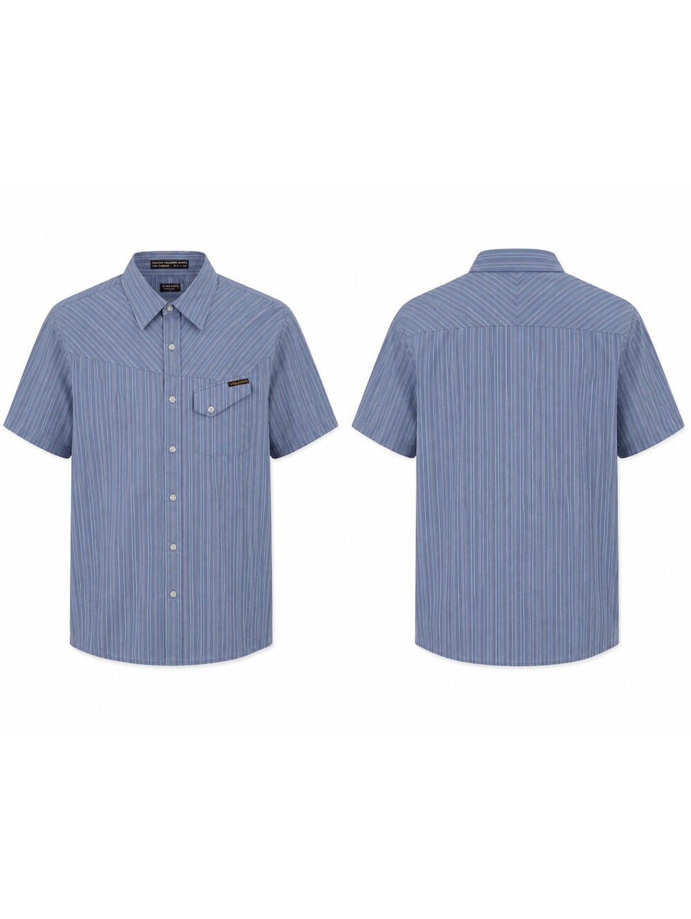 Volcom Sato Stripe Mens Size Medium Front Pocket Y2k